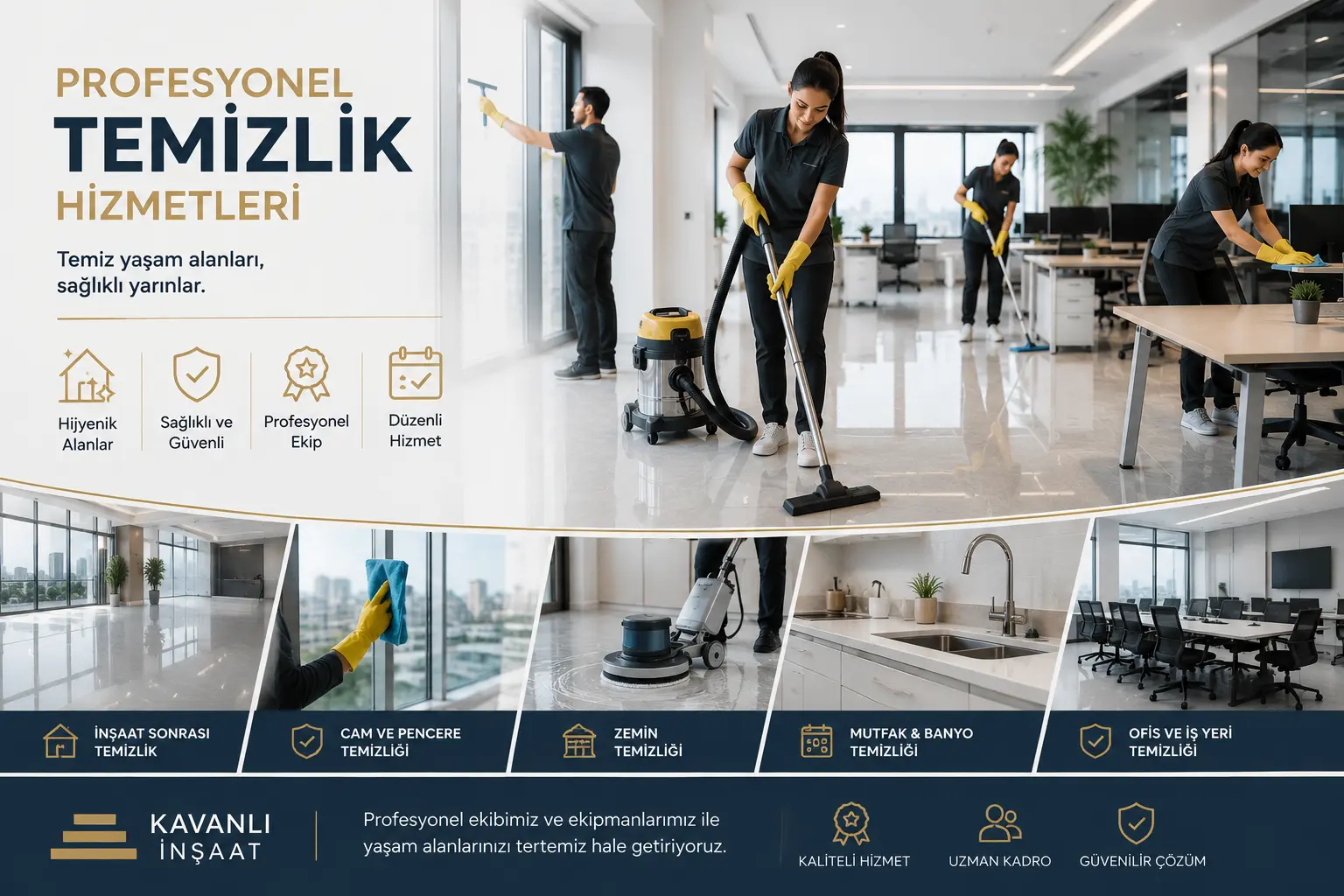 Profesyonel temizlik hizmetleri